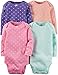 Carter's Baby Girls Multi-Pack Bodysuits 126g336, Assorted, 3 Months
