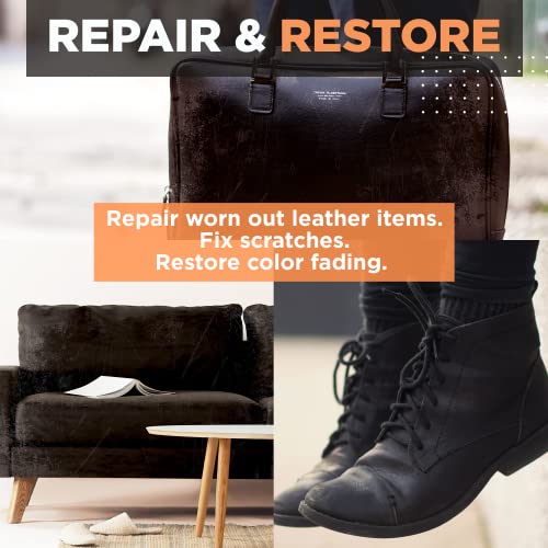 Leather Recoloring Balm Mink Oil, Leather Repair Kit for Furniture