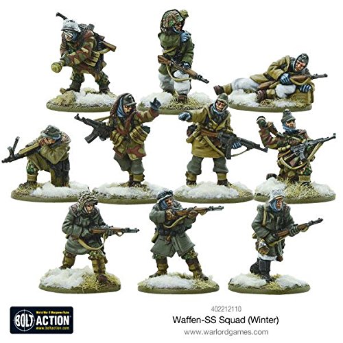 Warlord Games, Winter SS squadt, Bolt Action Wargaming Miniatures