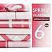 HappyBear Kitchen Towels and Dishcloths Set of 6-15''x 25''-Flamingo Decorative Dish Washcloths Tea Towels, Soft and High Absorbent