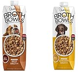 Fruitables 33.8 Ounce Broth Bowls Natural Food Topper 2 Pack Variety
