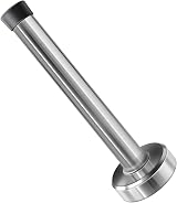 KOLAKO Door Stopper 6 Inch Brushed Stainless Steel with Rubber Bumper view 1