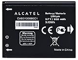 New OEM Alcatel CAB3120000C1 510A OT-800 OT-880a OT-710D Original Battery (Bulk Packaging)