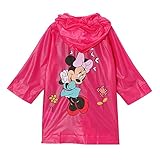 Disney Girls Minnie Mouse Rain Slicker Coat (Pink)