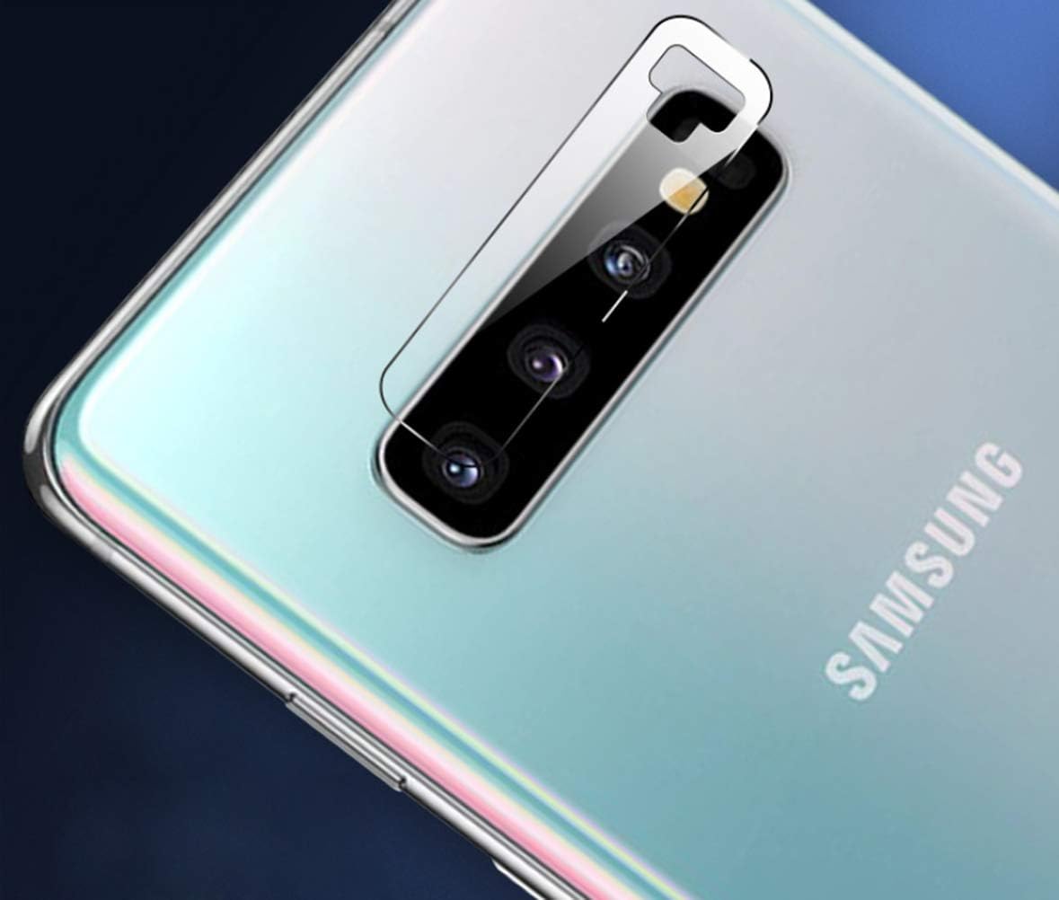 SOCINY [2 in 1 Pack] Scratch Resistant Camera Lens Screen Protector,[Tempered Glass] Phone Lens Protection for Samsung Galaxy S10/S10 Plus (for Samsung Galaxy S10/S10 Plus)