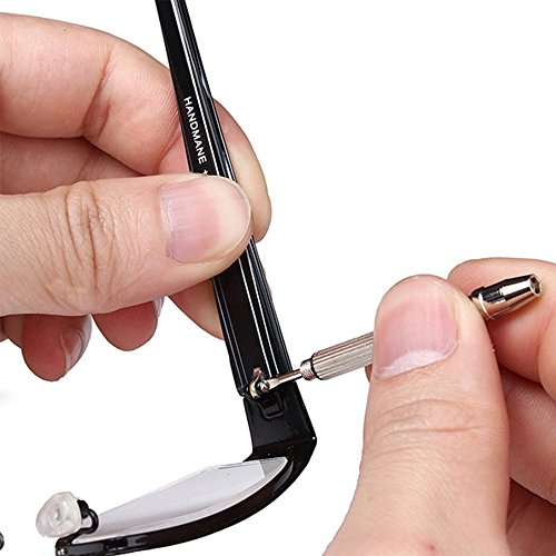 image for Stritra - Eyeglass Sunglass Repair Kit with Screws Tweezers Screwdrive