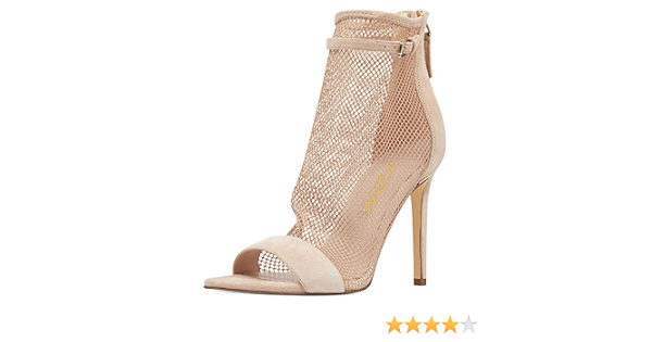 YDNYN8021644 - Botines de Red despuntados de tacón Alto Mujer, Beige (Color  Piel (Nude)), 38 EU : Amazon.es: Zapatos y complementos