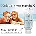 Majestic Pure SPF 30+ Sunscreen, 100% Natural Formula For Superior Broad Spectrum Shielding Against Skin Aging & Wrinkling UVA and Burning UVB, 4.3 oz