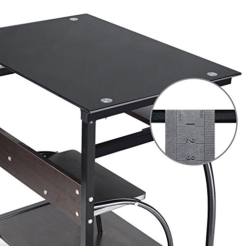 Wood Table Office Computer Laptop Desk Study Desks Workstation Home Furnitures - Thumbnail 3
