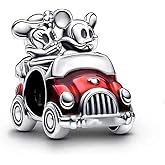 PANWOB Mouse Car Charm for Women Bracelets Necklaces in 925 Sterling Silver,Mother's Day Birthday Christmas