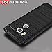 HTC U11 Plus Case, HTC U11+ Case, Wellci Soft Silicon Luxury Brushed Case with Texture Carbon Fiber Design Protection Cover for HTC U11 Plus/HTC U11+ (Black)