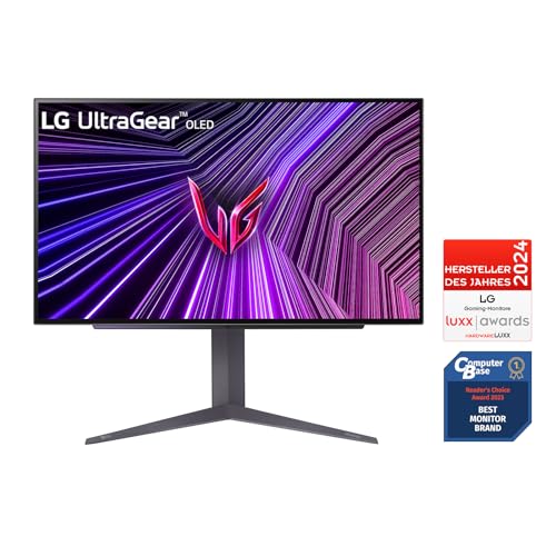 LG Electronics 27GS95QE-B.AEU Ultragear™ OLED Gaming Monitor 27", 2560 x 1440, 16:9, 0,03 ms GtG, 240 Hz, HDR10, DisplayHDR™400 True Black, DCI-P3 98,5%, NVIDIA G-Sync™, AMD FreeSync™ - Schwarz thumbnail 2