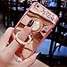 Galaxy J3 Case/J3 V/Samsung Galaxy Amp Prime Case/Express Prime Case,XIHUA Luxury Crystal Rhinestone Soft Rubber Bumper Bling Diamond Glitter Mirror Makeup Case for Samsung Galaxy J3 - Gold