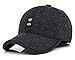 WETOO Men Winter Warm Baseball Caps Wool Tweed Peaked Hats with Ear Flaps