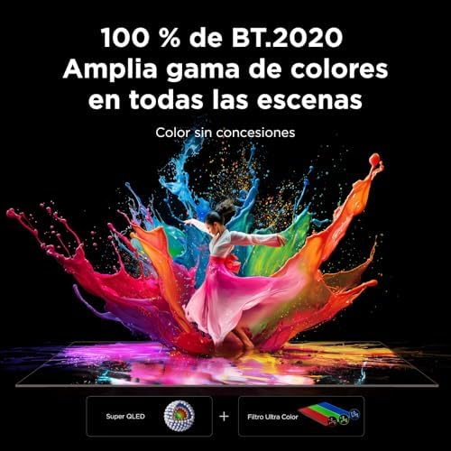 65C8L 65 Pulgadas SQD-Mini LED 4K HDR10+ Smart TV, 5.000 Nits