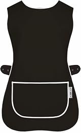 LINEN CLOSET Unisex Tabards Apron with Pockets Kitchen Catering