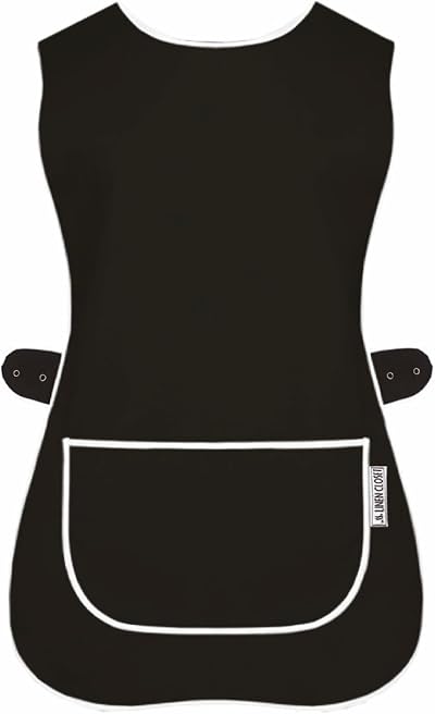 LINEN CLOSET Unisex Tabards Apron with Pockets Kitchen Catering
