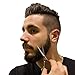 Aberlite Beard Scissors Kit for Men (5 Pcs Set) | Professional Beard/Hair Scissors, Travel Size Precision Beard/Mustache Scissor, Pocket Wood Comb, Master Barber Comb, and Leather Case