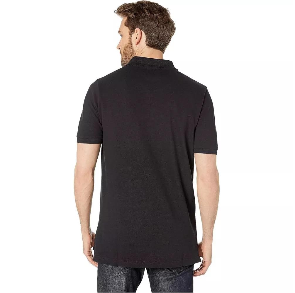 U.S. Polo Assn. Men's Classic Polo Shirt, Two-Button Closure Pique Polo Shirt, Summer Fashion Golf Shirt