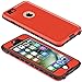 ImpactStrong Compatible with iPhone 6 Waterproof Case [Fingerprint ID Compatible] Slim Full Body Protection - Red