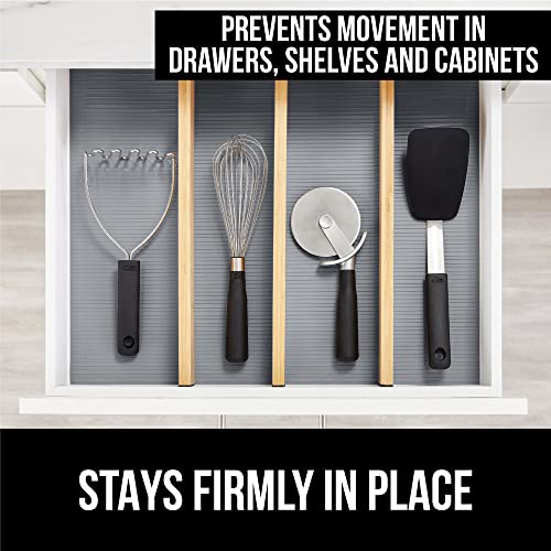 Gorilla Grip Ribbed Drawer and Shelf Liner for Non Adhesive