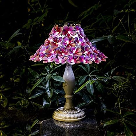 Amazon Com Smaleaves Solar Powered Flower Lamp String Lights