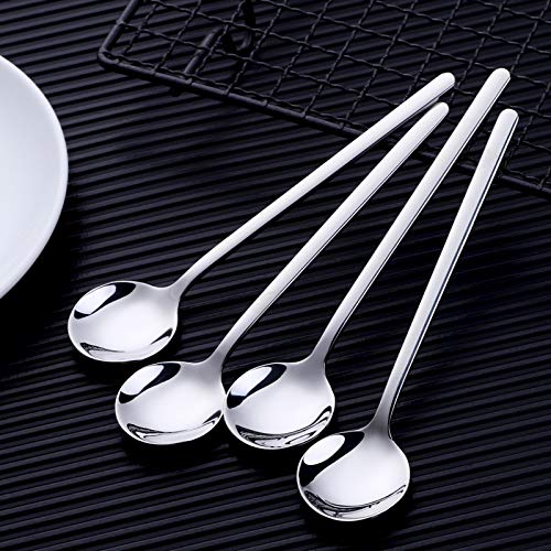 Poylim Stainless Steel 18/10 Demitass Espresso Teaspoons, Set of 8
