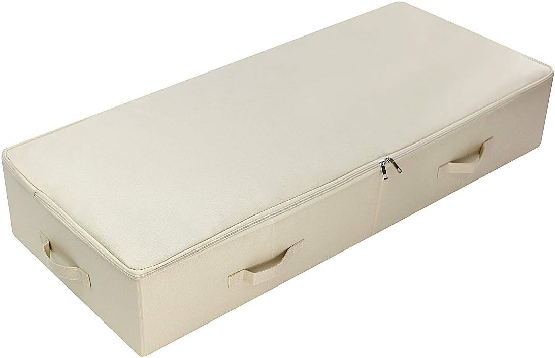 iwill CREATE PRO Large Under The Bed Storage Container for Duvets, Blankets Bedding Accessories, Black Gray: Home & Kitchen