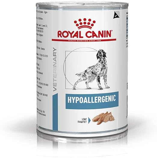 royal canin veterinary diet canine hypoallergenic wet 12x400g can