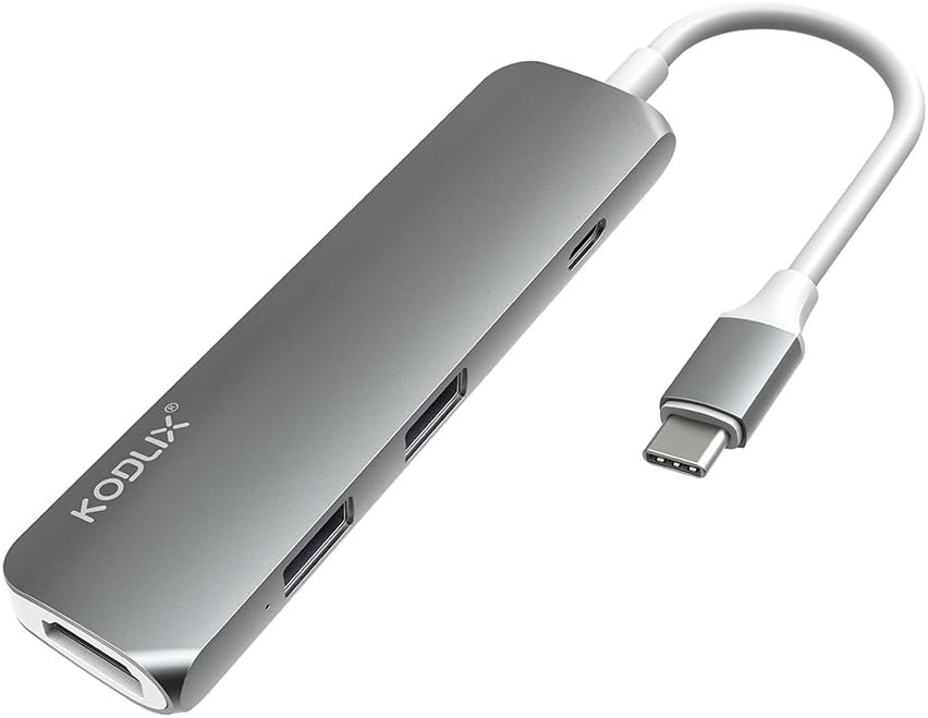 USB C Hub, USB C HDMI Adapter with 2 USB 3.0 Ports and USB-C Power Delivery for MacBook Pro/Other USB-C Devices