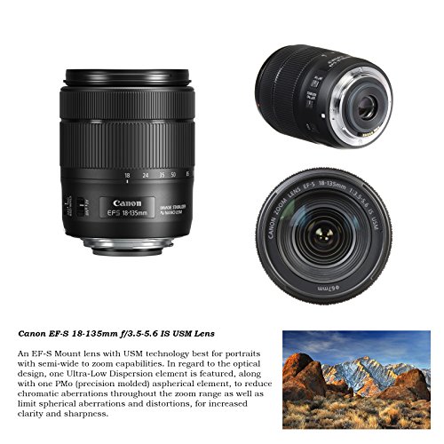 Canon-EOS-80D-DSLR-Camera-Bundle-with-Canon-EF-S-18-135mm-f35-56-IS-USM-Lens-Professional-Video-Accessory-Bundle-includes-ECKO-Headphones-Microphone-LED-Video-Light-and-More-28-items