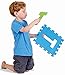 Edushape Foam Play Mat for Baby - Foam Interlocking Floor Mats with Bold Colors and Letter Tiles - Thick, Textured, Soft Foam Floor Mats for Kids, Babies and Toddlers