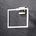 KES Bath Towel Ring Towel Hanger SUS 304 Stainless Steel Bathroom Accessories Contemporary Hotel Square Style Wall Mount, Brushed Finish, A2480-2