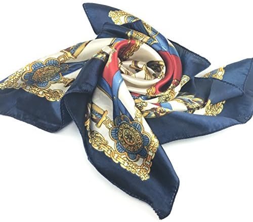 Amazon Four G 16 春 夏 トレンド スカーフ レディース 正方形 ネイビー Cornerflo N スカーフ 通販