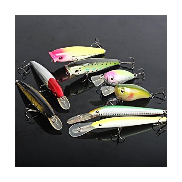 Sougayilang-8-Pieces-Dive-Artificial-Minnow-Bait-Plastic-Hard-Fishing-Lures Sougayilang-8-Pieces-Dive-Artificial-Minnow-Bait-Plastic-Hard-Fishing-Lures