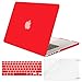 MOSISO Plastic Hard Case with Keyboard Cover with Screen Protector Only Compatible MacBook Pro Retina 13 Inch No CD-Rom (A1502/A1425, Version 2015/2014/2013/end 2012), Red