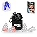 High Fidelity Reusable Earplugs by HearWard: Noise Reduction Ear Plugs for Sleeping, Concerts, Racing, Study & Travel – Smaller Earplugs & Water Blocking Swimming Ear Plugs Included