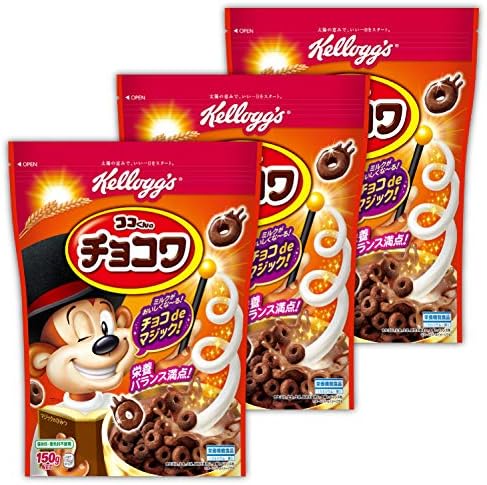 ケロッグ ココくんのチョコワ 袋 150g 3個セット Moaz Jp ケロッグ ココくんのチョコワ 袋 150g 3個セット Moaz Jp