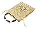 Leboha Multi Colored Essential Oil Diffuser Bracelet, 6mm Wood, Faceted Labradorite, Aquamarine, Black Lava Stone