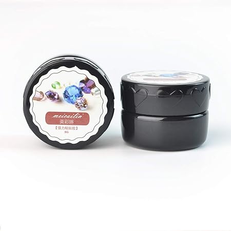 Amazon Co Jp メーリンドス ネイルデザインツール ネイル専用接着剤ビジュージェル ネイルパーツの固定ラインストーン パール スタッズ ブリオン ジュエリー パーツ用 クリア強力粘着剤 ２本セット 5ml ビューティー