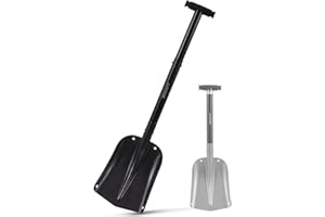 REDCAMP Snow Shovel for Camping Hiking Winter,21"-32" Durable Compact Collapsible Snowboard Shovel,1 Pack