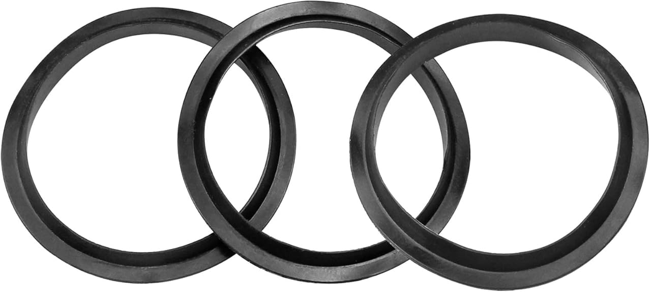 Sink Waste Basin Click Plug Clear Rubber Pop Up Basin Waste Seal Basin Plug O-Ring for Plumbing Washer Seal (Black)