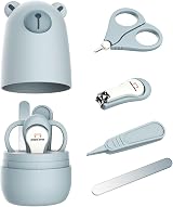 PAPABEAR Baby Nail Clippers Set with Cute Case Infant Nail Kit
