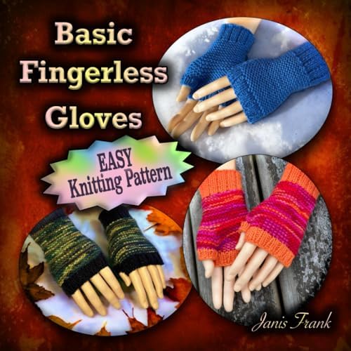 Amazon.com: Easy Knitted Fingerless Gloves: Stylish Japanese