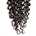 Donmily 10A Grade Brazilian Curly Hair 3 Bundles with Free Part Lace Closure 100% Unprocessed Virgin Human Hair Bundles with Closure Natural Color 10 12 14+10inch