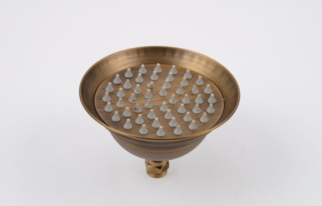 SAEJJ-Stainless Bell showerhead antique copper showers high-brimmed head