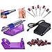 AW 22000RPM Electric Nail Drill File for Acrylic Nails Machine Manicure Pedicure Powder Brush Finger Separate Home Salon Beginner
