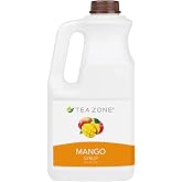 Tea Zone J1045 Mango Syrup (64oz) for Boba tea, beverages, sweets, ice cream, cocktails blending