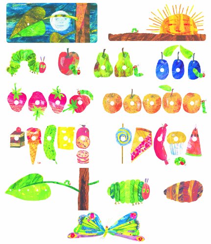 Little Folk Visuals LFF-228 Little Folk Visuals The Very Hungry Caterpillar Flannel Board Precut Felt Figures