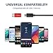 OneKer USB Type C Adapter, USB C to Micro USB Convert Connector Fast Charger Compatible Samsung Galaxy S10 S9 S8 Plus Note 9 8, Pixel 2 XL, LG V20 G5 G6, Nexus 5X 6P,HTC 10(Red 4-Pack)